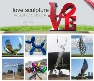 Stainless steel sculptures