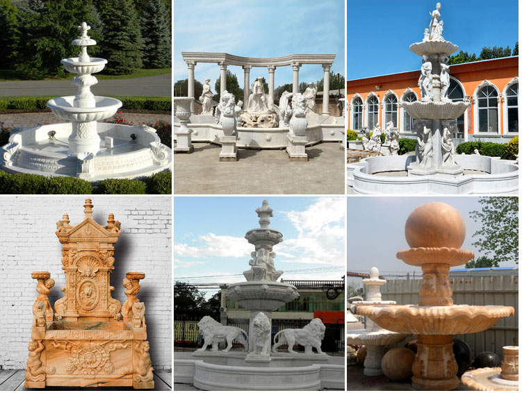 modern water fountains