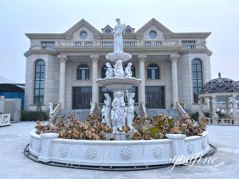 large marble fountain