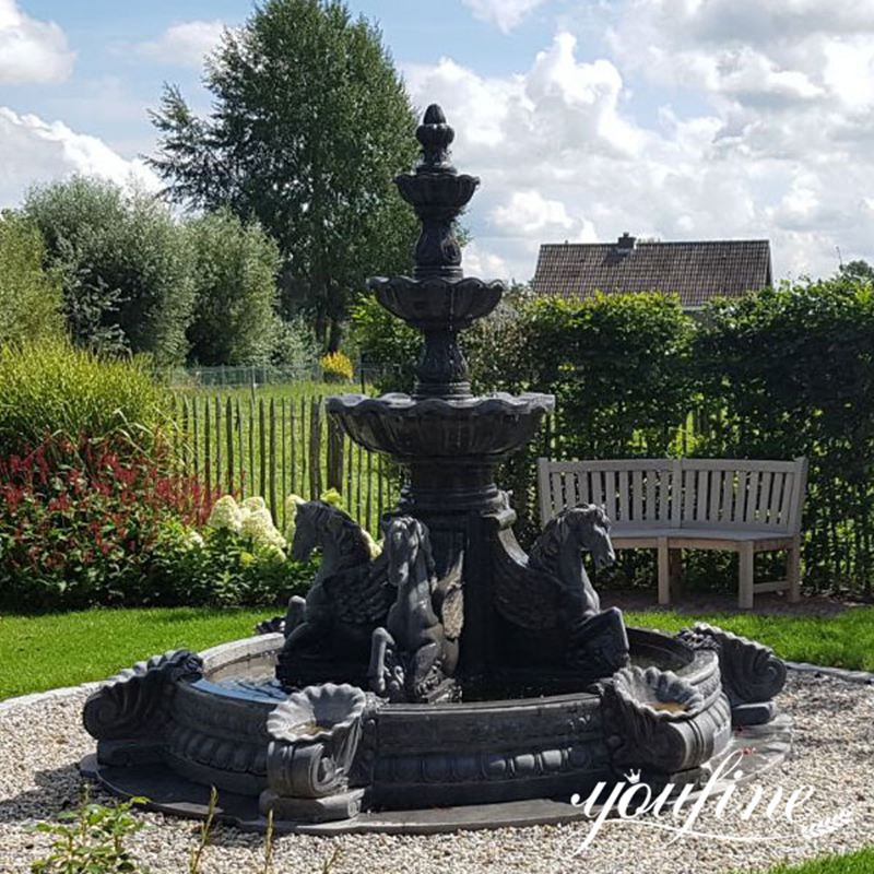 modern marble fountain