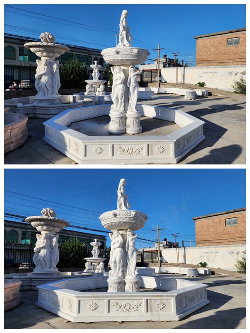 Marble Statue Fountain Application